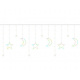 Star light pendant, moon 138 LED multicolor ISO 11328