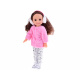 Adorable doll 38 cm Pink fur and ushanka Winter clothing ZA4767 universal