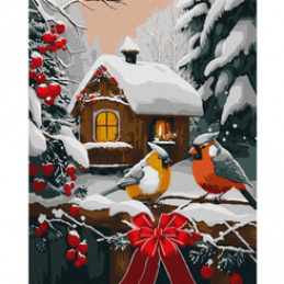 Painting by numbers 40x50 cm KHO6534 Snow Fairy Tale AP0108 universal