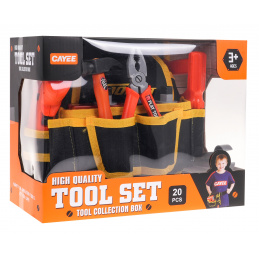 DIY set with tool belt for children 3+ Interactive screwdriver + accessories
