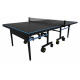 Large black ping pong table