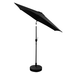 Aga Tilt Garden Parasol 250 cm Black