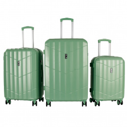 Aga Travel Set of Travel Suitcases MR4669 Green