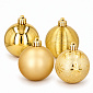 Aga Christmas baubles MIX 6cm 16pcs GIF5077 Gold