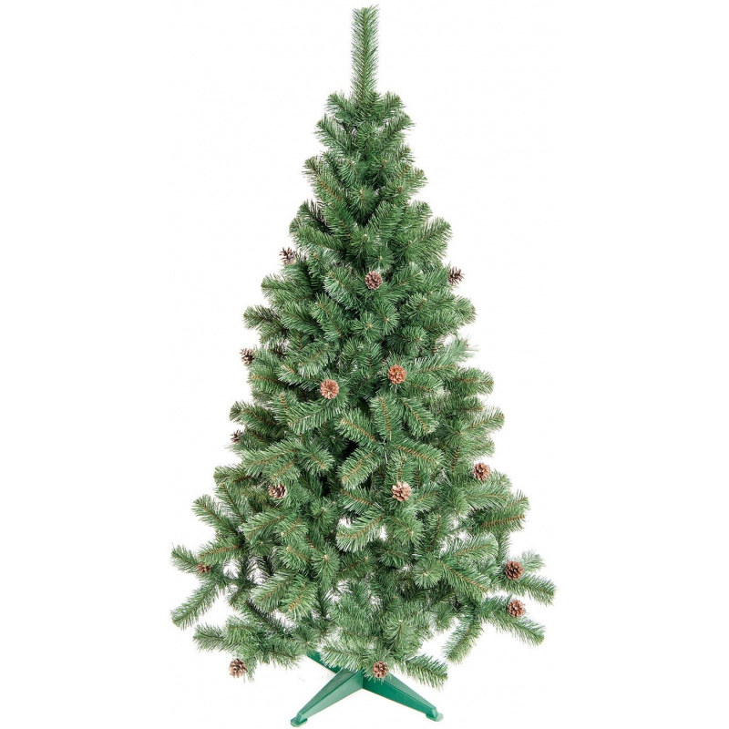 Aga Christmas tree Fir with pine cones 220 cm