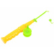 Rubber animals with fishing rod ZA3512