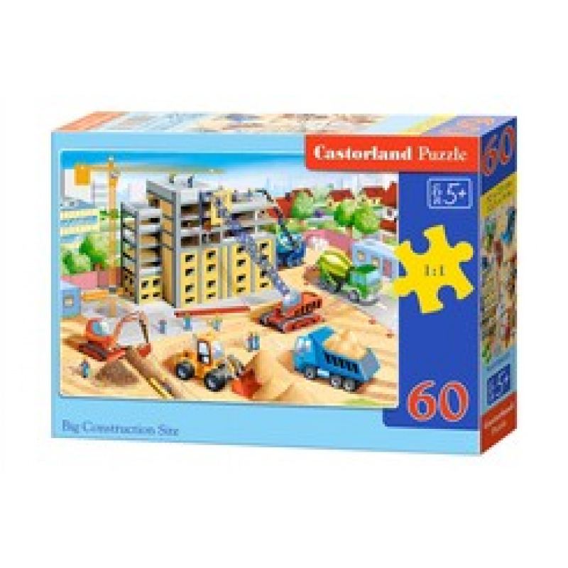 CASTORLAND Puzzle 60 pieces - Large construction site