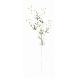 Artificial Plant Branch with Buds 75 cm Height Cream LIKE REAL