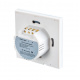 Glass touch switch for WIFI roller shutters - white