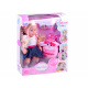 Doll with braids and backpack ZA3890