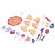 Sugar Wooden Birthday Cake for Cutting Candle Decoration ZA5936 Universal