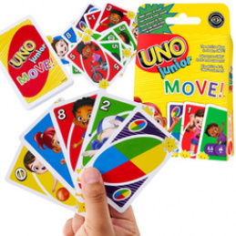 UNO Junior Move Card Game for Kids GR0776 Universal
