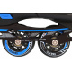 4-in-1 Roller Skates Set for Kids Size 34-38 Blue