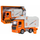 Garbage truck with light and sound function orange