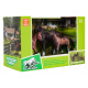 Set of toy horse figures