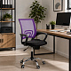 Aga Office Chair MR2077 Black - Purple