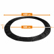 Aga Spring Cover for Trampoline EXCLUSIVE 430 cm Black