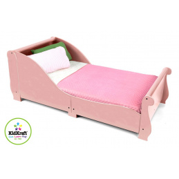 KidKraft Kids bed SLEIGH Pink 160x75 cm
