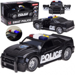 Police car police vehicle SWAT sound and light effects ZA5847 universal