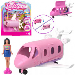 Mattel Mini Barbie Land Pilot Doll + Airplane ZA6038 A Universal