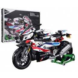 Motorcycle Racing White Brick Set 912pcs.