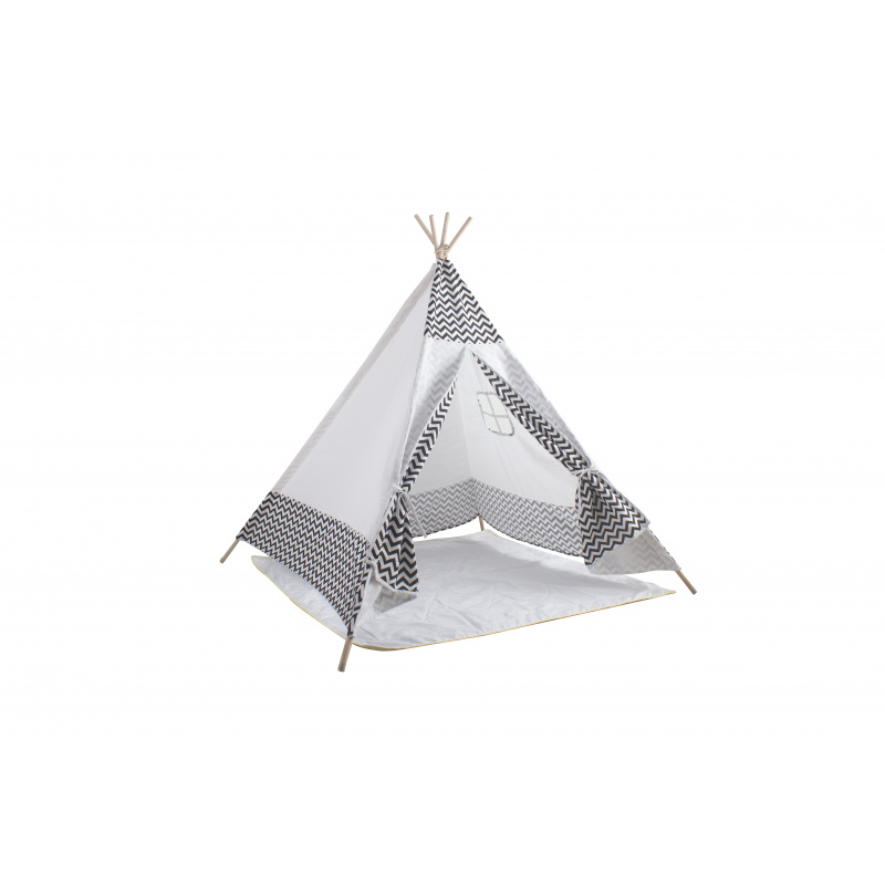 Aga4Kids Baby Teepee ZigZag White