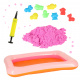 Aga Magic Liquid Sand 1kg + moulds + sandpit