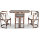 Aga Rattan set VULPES Choco White