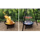 Aga Garden grill on tripod with 4in1 OSLO fireplace