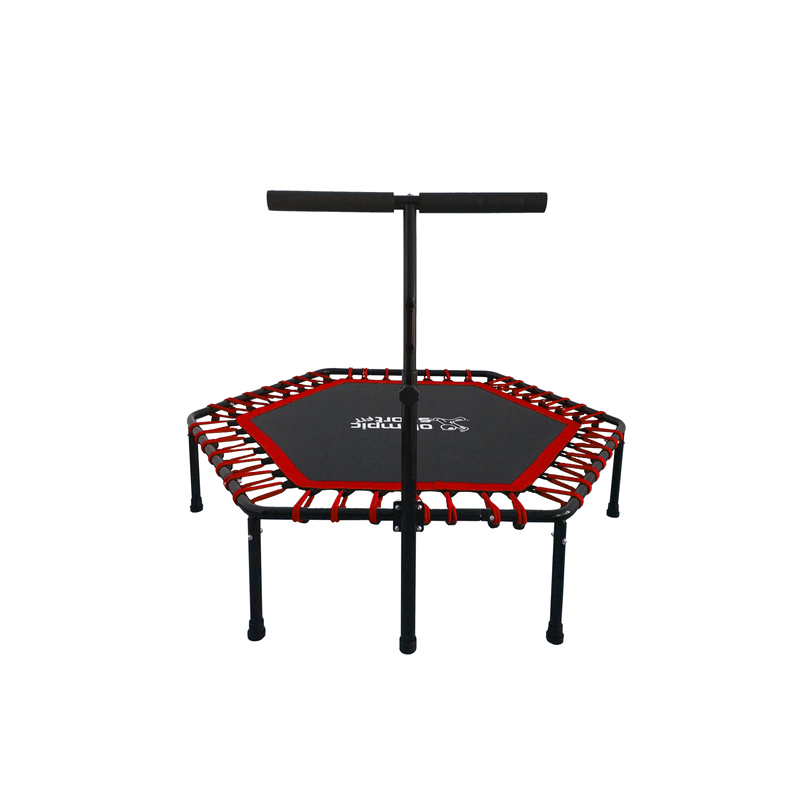Olympic Sport Fit FITNESS Trampoline 130 cm Red + handle