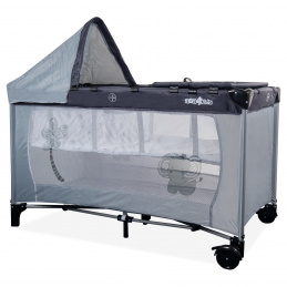 Aga4Kids Travel Cot MR6672 Light Grey