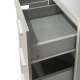 Aga Dressing Table with Mirror and Lighting Matte White