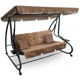 Aga Garden Swing 2in1 GRANDLUX XXL Light Brown