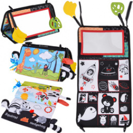 Sensory toy foldable with mirror + contrast book ZA5829 universal