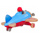 Wooden Airplane Blue