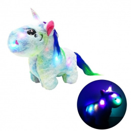 B48H GLOWING BEAR UNICORN LED BLUE