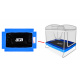 Aga Spring Cover for Rectangular Trampoline 122x183 cm Blue