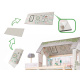 Aga LULILO Wooden dollhouse FLORO LED