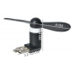 Mini fan microUSB black ISO 5770