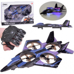 Remotely controlled combat drone - flying vehicle + colored LEDs RC0704 NI universal