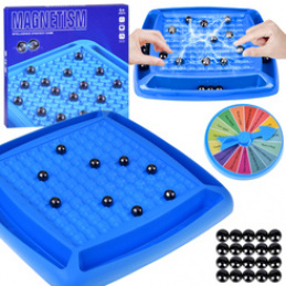 Magnetic Strategic Game with Balls and Wheel of Fortune for Family GR0763 Universal