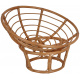 Aga Rattan armchair PAPASAN Dark Grey
