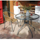 Aga Garden table MR4354LGY 75x90 cm
