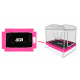 Aga Spring Cover for Rectangular Trampoline 122x183 cm Pink
