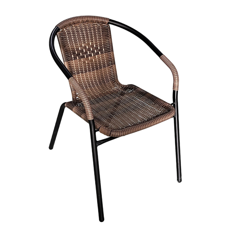 Aga Garden Chair RATTAN Black/Brown