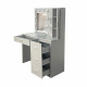 Aga Dressing Table with Mirror and Lighting Matte White