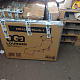 Aga Garden Reclining Lounger with Canopy Black 6DAZ478 - SECOND QUALITY