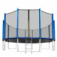 Aga SPORT PRO Trampoline 460 cm Blue + Safety Net + Ladder + Shoe Pocket
