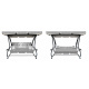 Aga Garden Swing 2in1 GRANDLUX XXL Light Grey