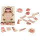 Aga Wooden Puzzle Montessori Body Parts Girl